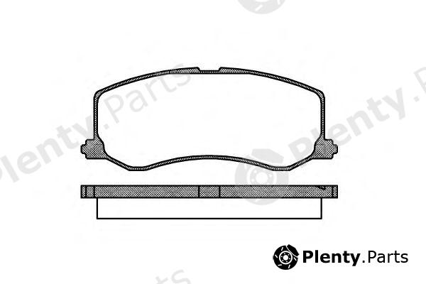  REMSA part 041000 Brake Pad Set, disc brake