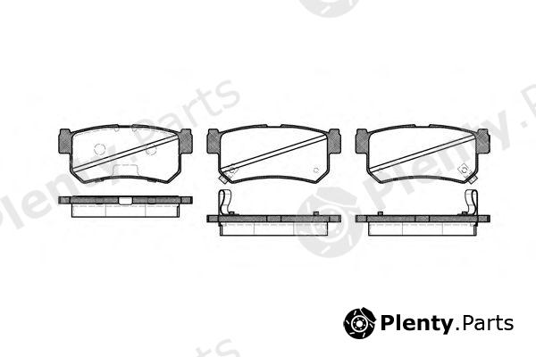  REMSA part 074642 Brake Pad Set, disc brake