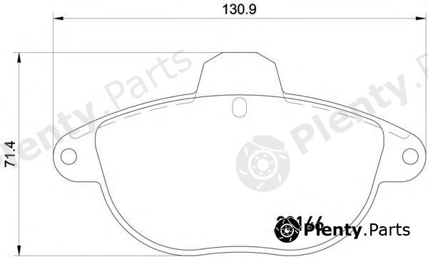  PAGID part T9068 Brake Pad Set, disc brake