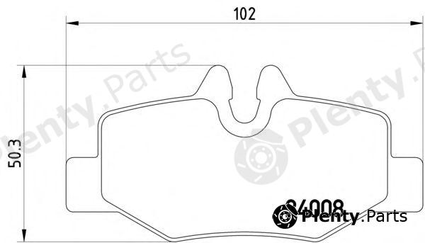 PAGID part T1383 Brake Pad Set, disc brake
