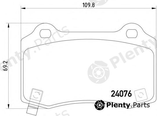  PAGID part T1804 Brake Pad Set, disc brake