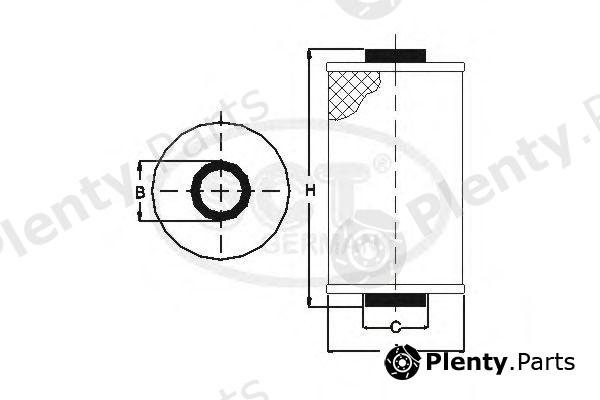  SCT Germany part ST758 Fuel filter