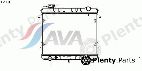  AVA QUALITY COOLING part JE2003 Radiator, engine cooling