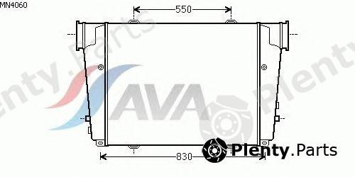  AVA QUALITY COOLING part MN4060 Intercooler, charger