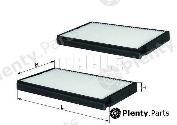  MAHLE ORIGINAL part LA634/S (LA634S) Filter, interior air
