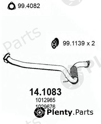  ASSO part 14.1083 (141083) Exhaust Pipe