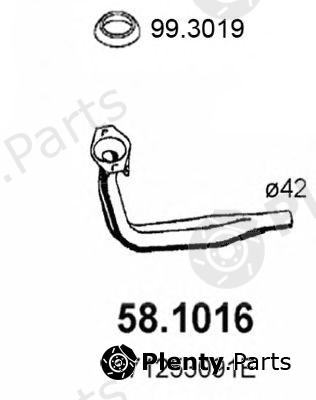  ASSO part 581016 Exhaust Pipe