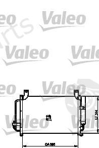  VALEO part 814342 Condenser, air conditioning