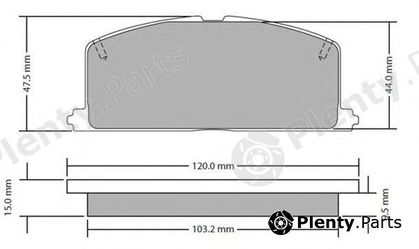  FREMAX part FBP-0303 (FBP0303) Brake Pad Set, disc brake