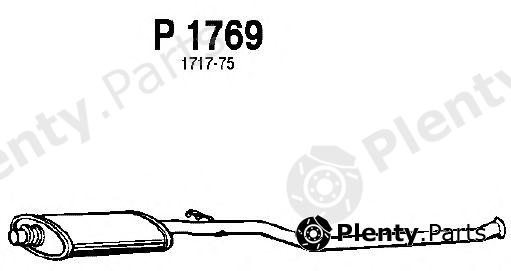  FENNO part P1769 Middle Silencer