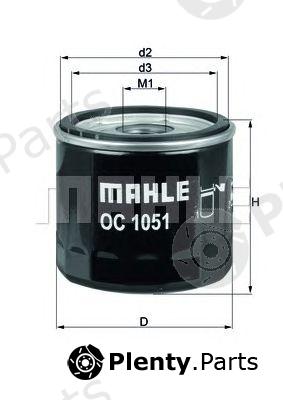  KNECHT part OC1051 Oil Filter