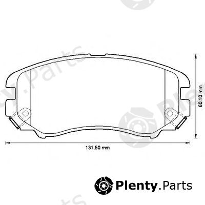  BENDIX part 572514B Brake Pad Set, disc brake