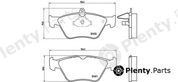 BREMBO part P59019 Brake Pad Set, disc brake