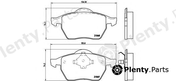  BREMBO part P85039 Brake Pad Set, disc brake