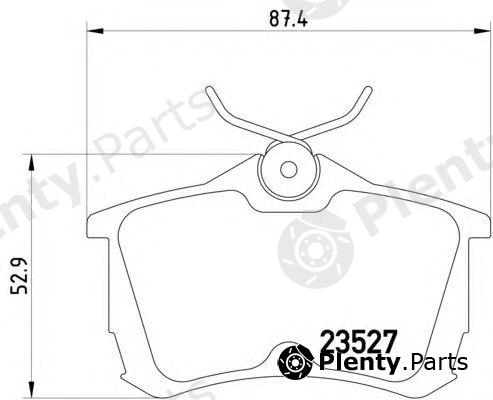  HELLA part 8DB355009-511 (8DB355009511) Brake Pad Set, disc brake