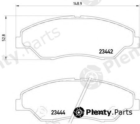  HELLA part 8DB355009-701 (8DB355009701) Brake Pad Set, disc brake