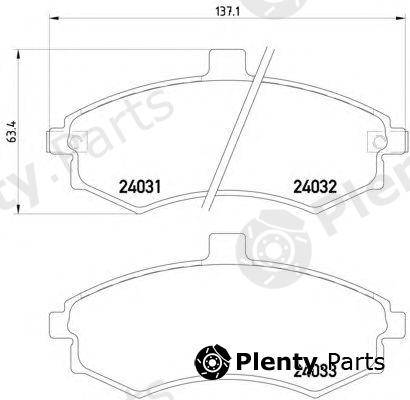  HELLA part 8DB355010-481 (8DB355010481) Brake Pad Set, disc brake