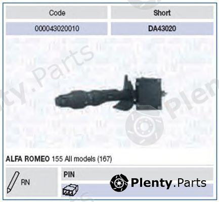  MAGNETI MARELLI part 000043020010 Steering Column Switch