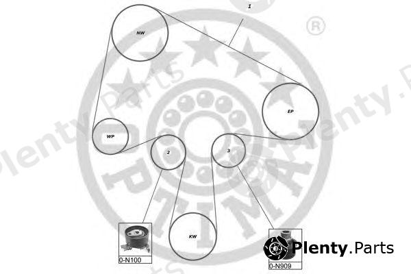  OPTIMAL part SK-1038 (SK1038) Timing Belt Kit