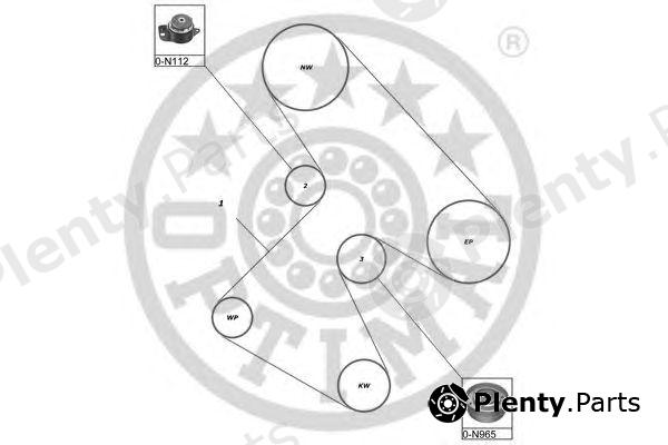  OPTIMAL part SK-1096 (SK1096) Timing Belt Kit