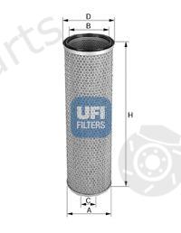  UFI part 2722400 Air Filter