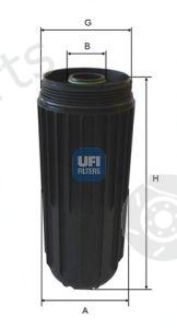  UFI part 65.087.00 (6508700) Oil Filter