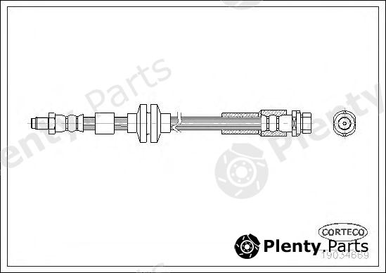  CORTECO part 19034669 Brake Hose