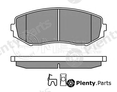  MEYLE part 0252434617/W (0252434617W) Brake Pad Set, disc brake