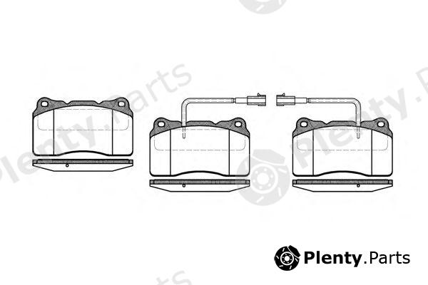  ROADHOUSE part 266622 Brake Pad Set, disc brake