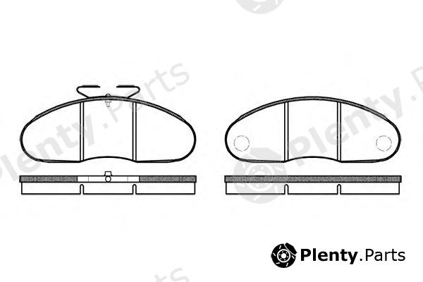  REMSA part 0048.10 (004810) Brake Pad Set, disc brake