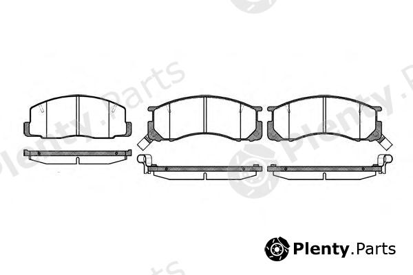  REMSA part 030622 Brake Pad Set, disc brake