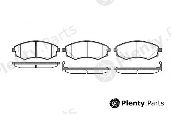  REMSA part 031822 Brake Pad Set, disc brake
