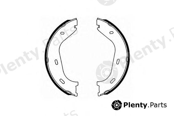  SCT Germany part SS515 Brake Shoe Set, parking brake