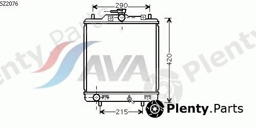  AVA QUALITY COOLING part SZ2076 Radiator, engine cooling