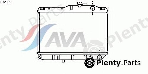  AVA QUALITY COOLING part TO2032 Radiator, engine cooling