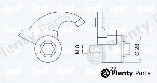  IPD part 10-0284 (100284) Tensioner Lever, timing belt