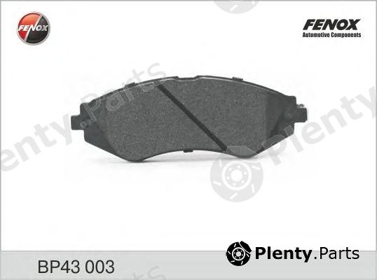  FENOX part BP43003 Brake Pad Set, disc brake