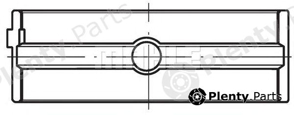  MAHLE ORIGINAL part 001HS10003075 Main Bearings, crankshaft