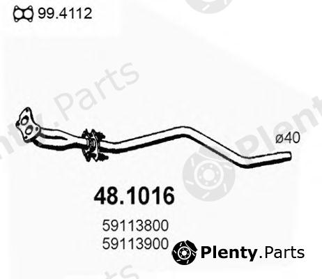  ASSO part 48.1016 (481016) Exhaust Pipe