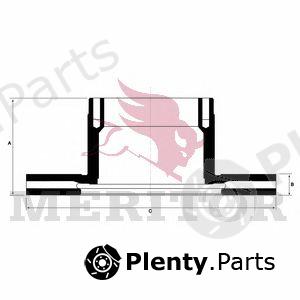 Genuine MERITOR (ROR) part MBR1832 Replacement part