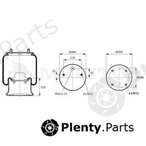Genuine MERITOR (ROR) part MLF8028 Replacement part