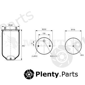 Genuine MERITOR (ROR) part MLF8030 Replacement part