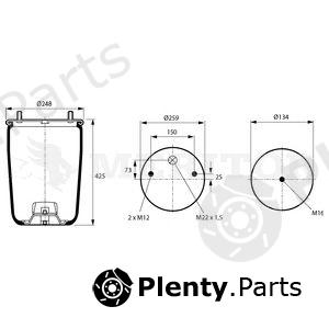 Genuine MERITOR (ROR) part MLF8045 Replacement part