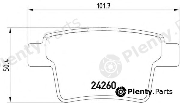  HELLA PAGID part 8DB355012-171 (8DB355012171) Brake Pad Set, disc brake