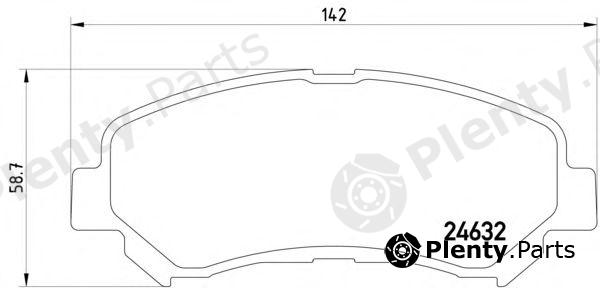  HELLA PAGID part 8DB355013-781 (8DB355013781) Brake Pad Set, disc brake