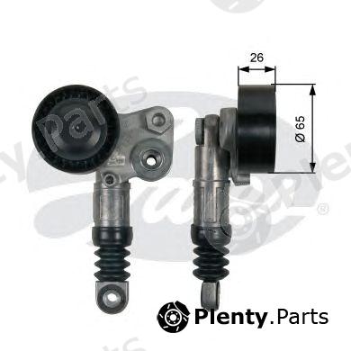  GATES part T39238 Tensioner Pulley, v-ribbed belt