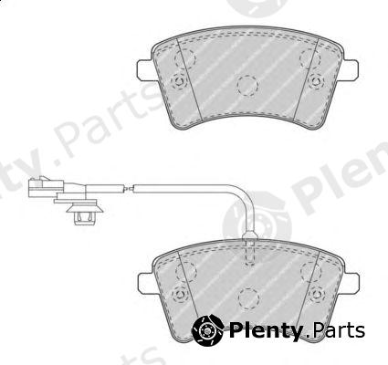  FERODO part FDB4340 Brake Pad Set, disc brake