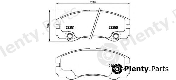  BREMBO part P59033 Brake Pad Set, disc brake