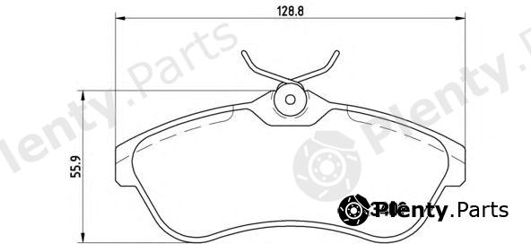  BREMBO part P61075 Brake Pad Set, disc brake