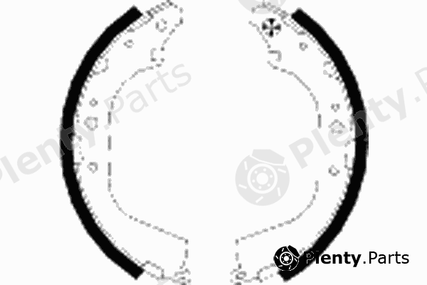  MINTEX part MFR343 Brake Shoe Set
